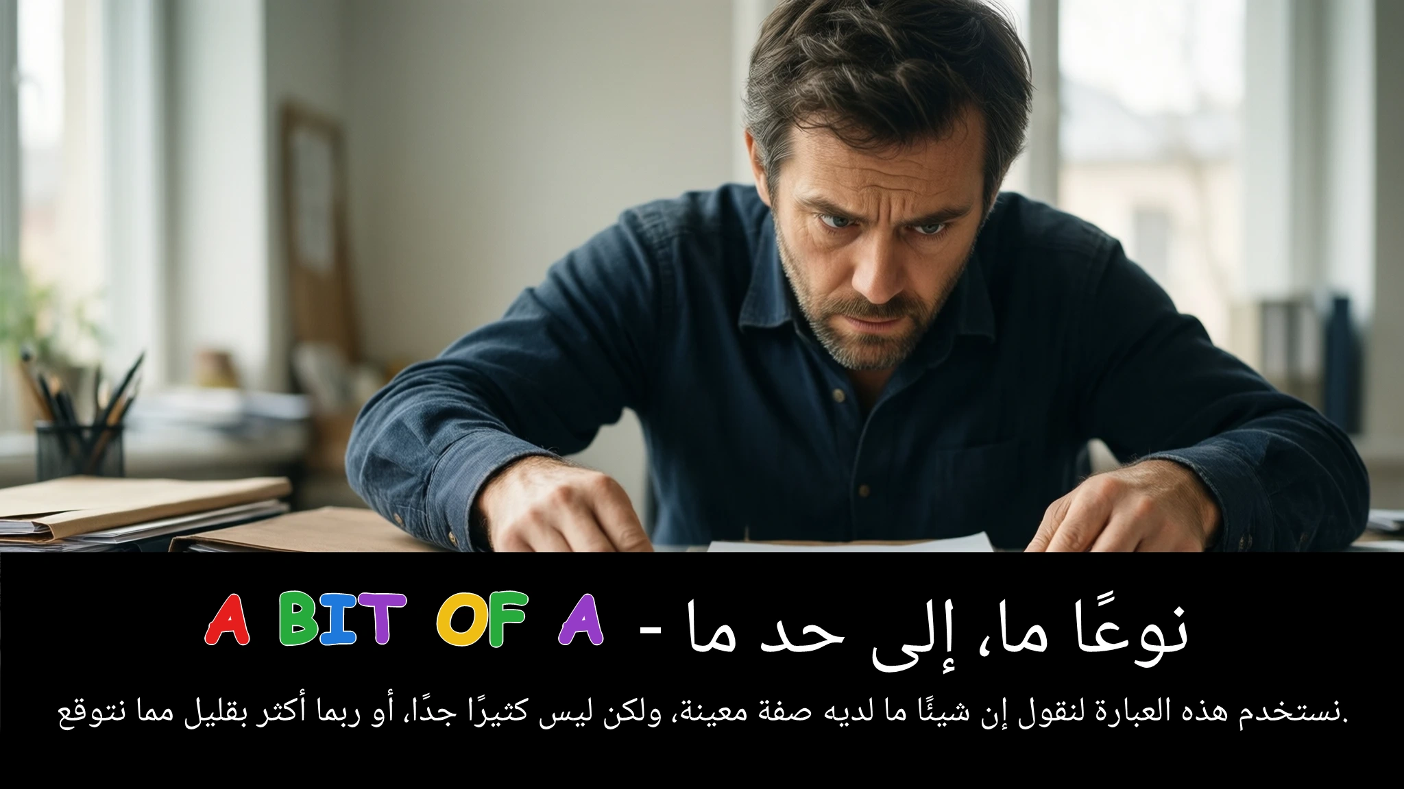 Arabic Illustration for a bit of a
